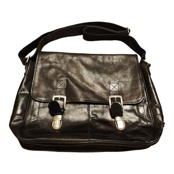 Fossil Bags Fossil Leather Messenger Briefcase Bag Poshmark